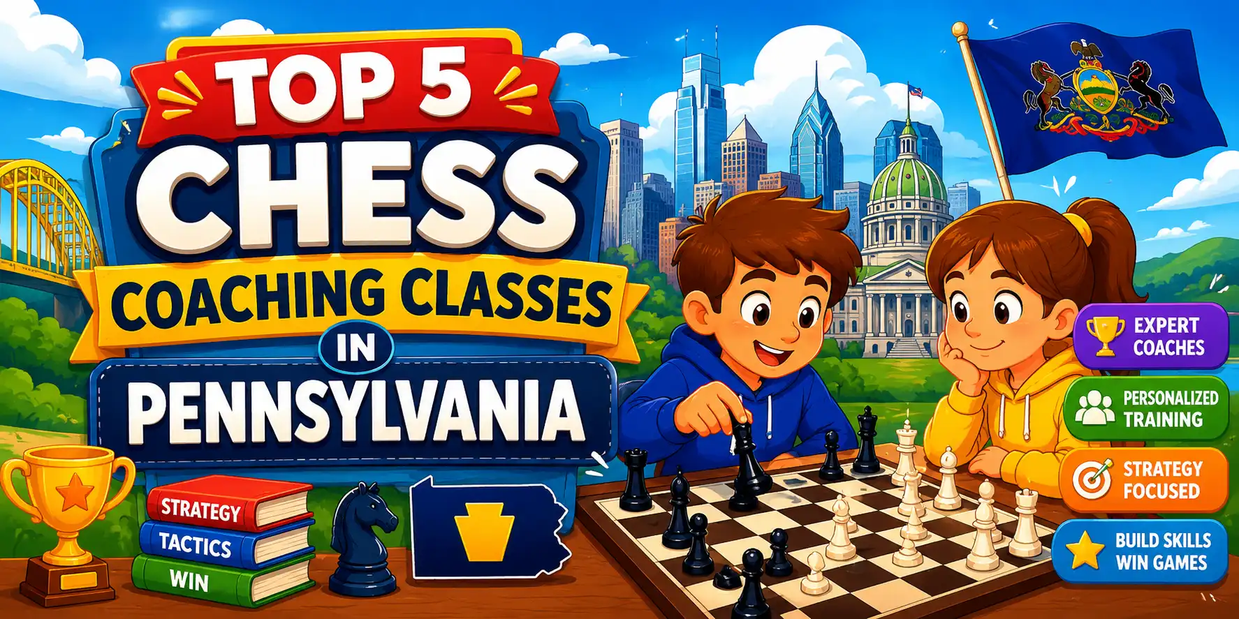 Top 5 Chess Coaching Classes in Pennsylvania